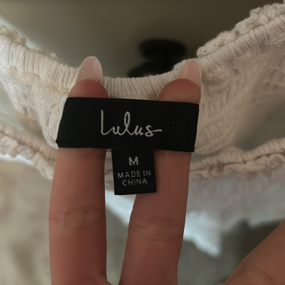 Lulu's White Dress - Picture 3 of 3